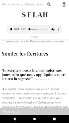 La Pensée du Jour android App screenshot 3